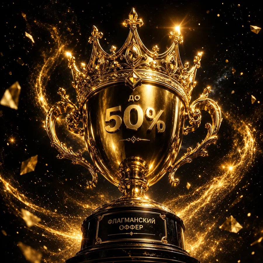 Флагманский оффер до 50%